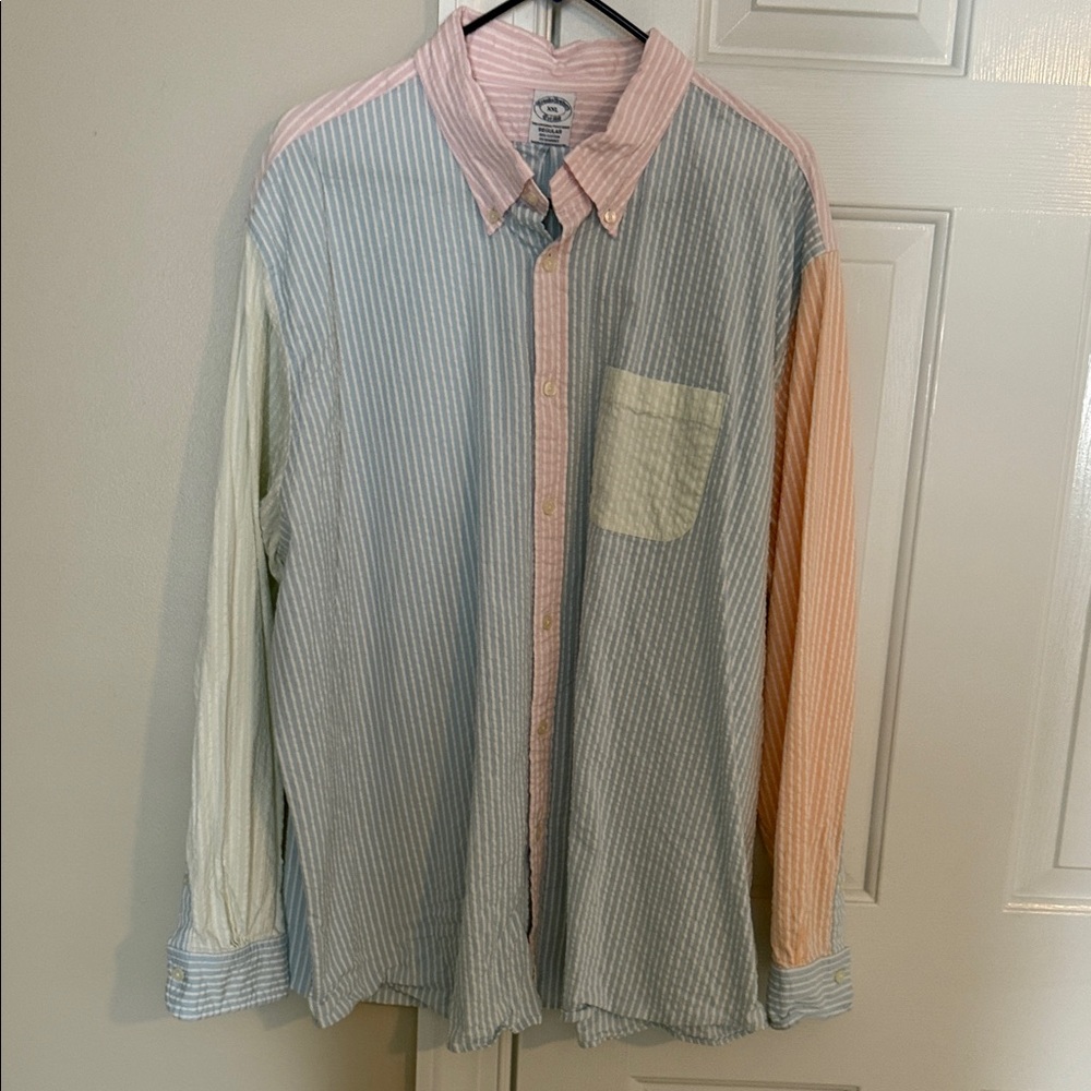 Brooks Brothers Multicolor Striped Dress Shirt